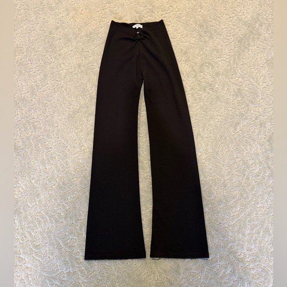 Susamusa London Silver O-Ring black sexy Trouser pants size UK  6 or US XS - Picture 7 of 8